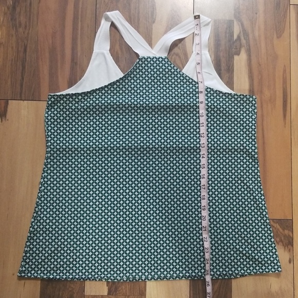 Banana Republic navy and green tank - Picture 3 of 8